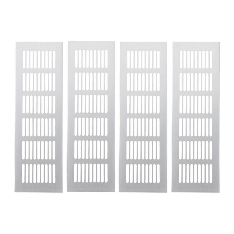 

4Pcs Wide Aluminum alloy Air Vent Ventilation Grille For Closet Shoe Cabinet Air Conditioner