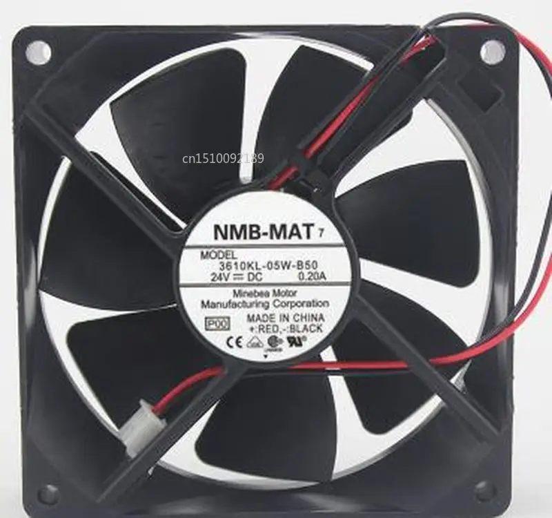 Для оригинального 9025 24V 0.20A 3610KL-05W-B50 90*90*25 мм 2-провод инверторный вентилятор