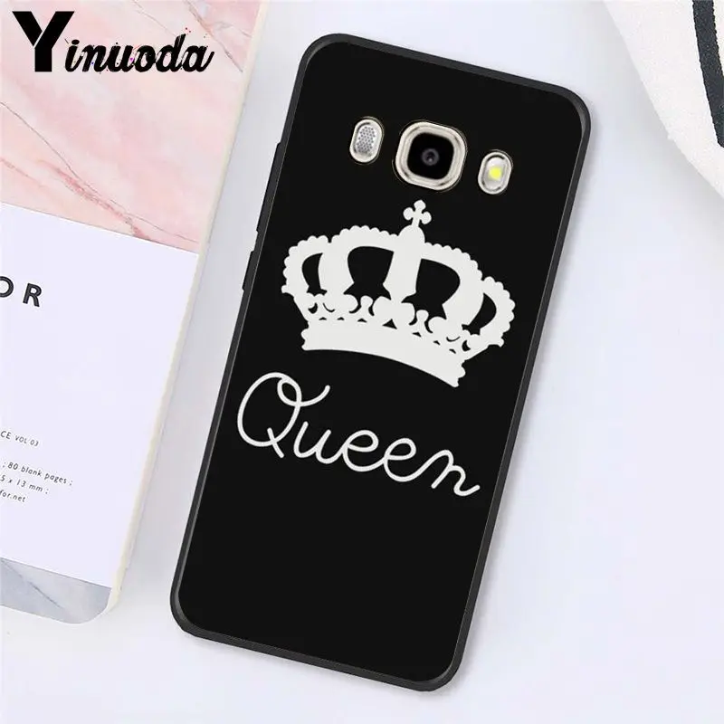 Cartoon Crown King and Queen  