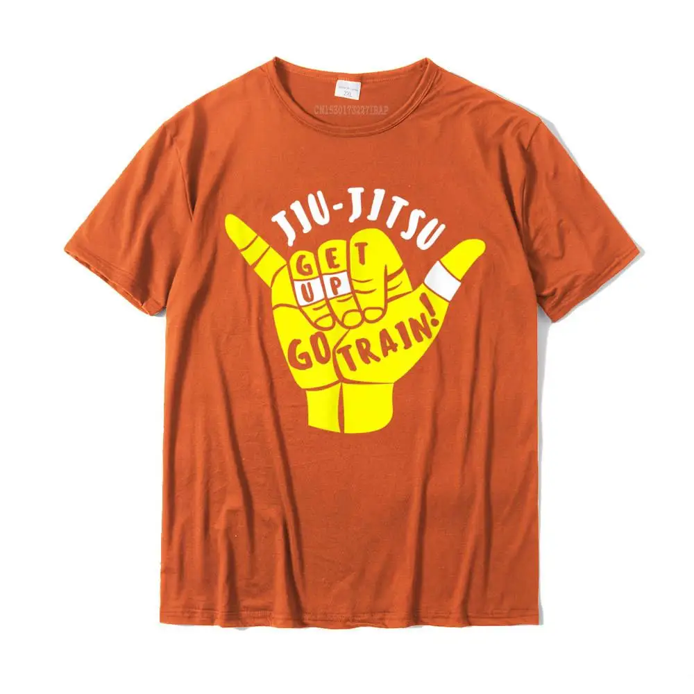  Mens T Shirts Hip hop Group Tops & Tees 100% Cotton O Neck Short Sleeve Casual T Shirts Summer/Fall Top Quality Go Train Jiu Jitsu Shirt for BJJ Gift__MZ14940 orange