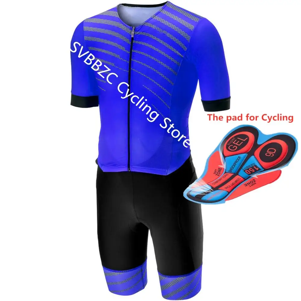 SVBBZC Pro, крутой мужской комбинезон с коротким рукавом, костюм для триатлона, Ropa Ciclismo, Майо, быстросохнущие майки для велоспорта, комплект, костюм для велоспорта - Цвет: 4-Pic Color
