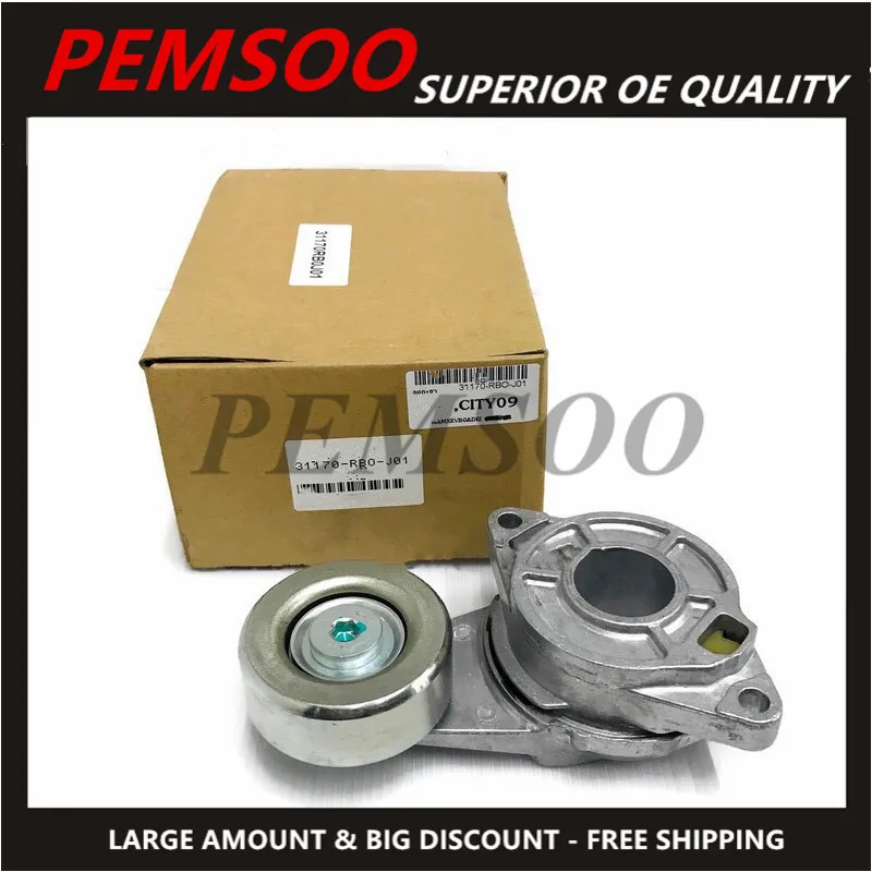 31170 RB0 J01 Belt Tensioner For Honda Fit 1.5L 2009 2013 31170RB0J01