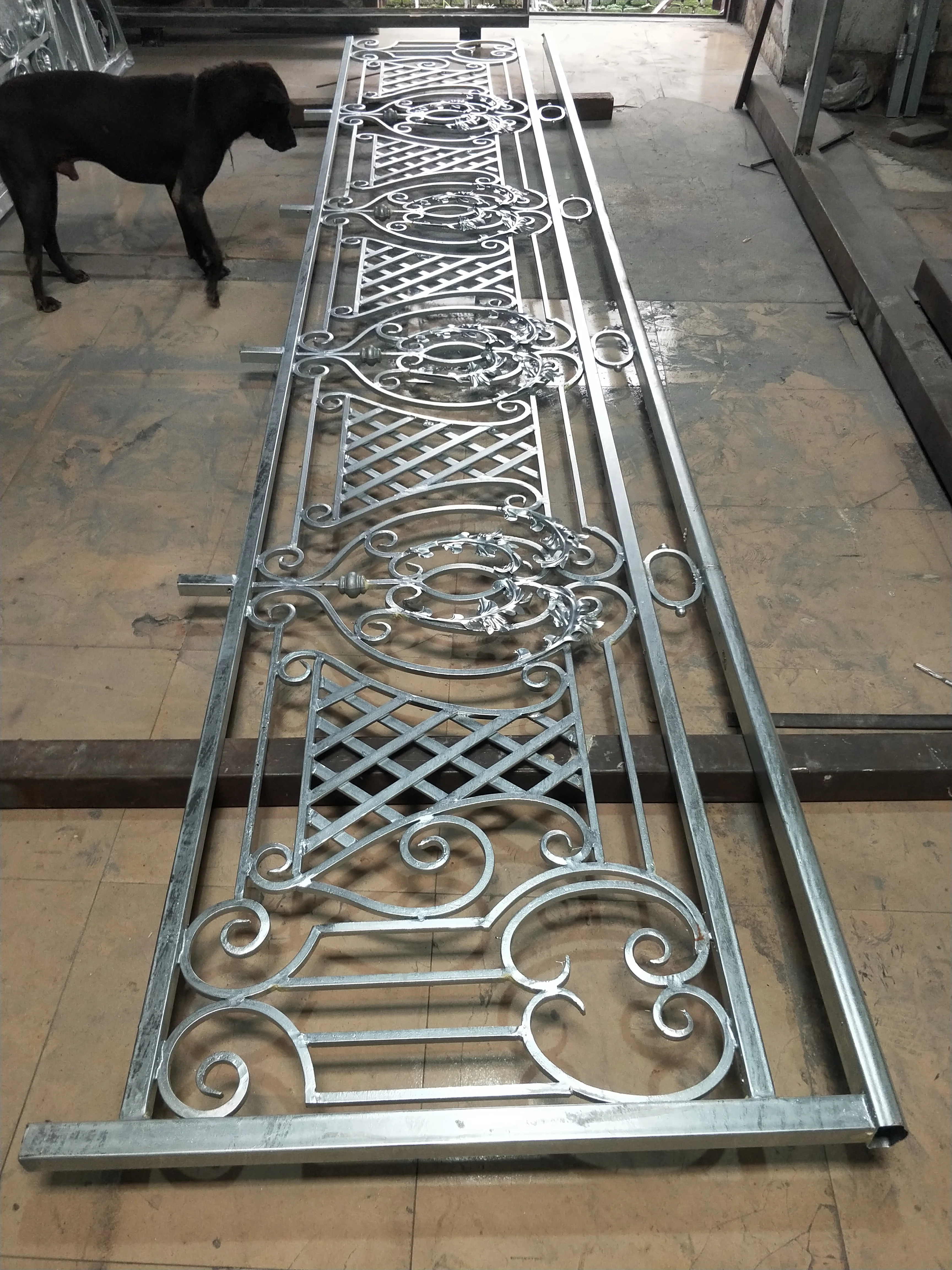 Simple Wrought Iron Grill Design For Veranda Balustrade Wrought Iron Stairs  Handrails - Fencing, Trellis & Gates - AliExpress