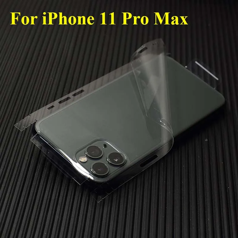 Для Apple iPhone 11 Pro X Xs Max Xr 8 7 полное покрытие Защитная Наклейка прочная чистая прозрачная задняя сторона защитная пленка - Цвет: Fr iPhone 11Pro Max