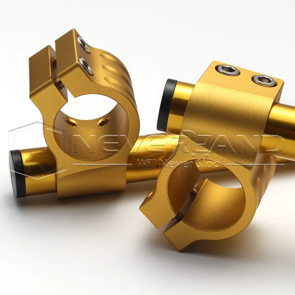 NEVERLAND гоночный мотоцикл для Yamaha Suzuki Kawasaki Honda ЗОЛОТОЙ 33 36 39 40 мм ЧПУ ручные зажимы Moto Racing