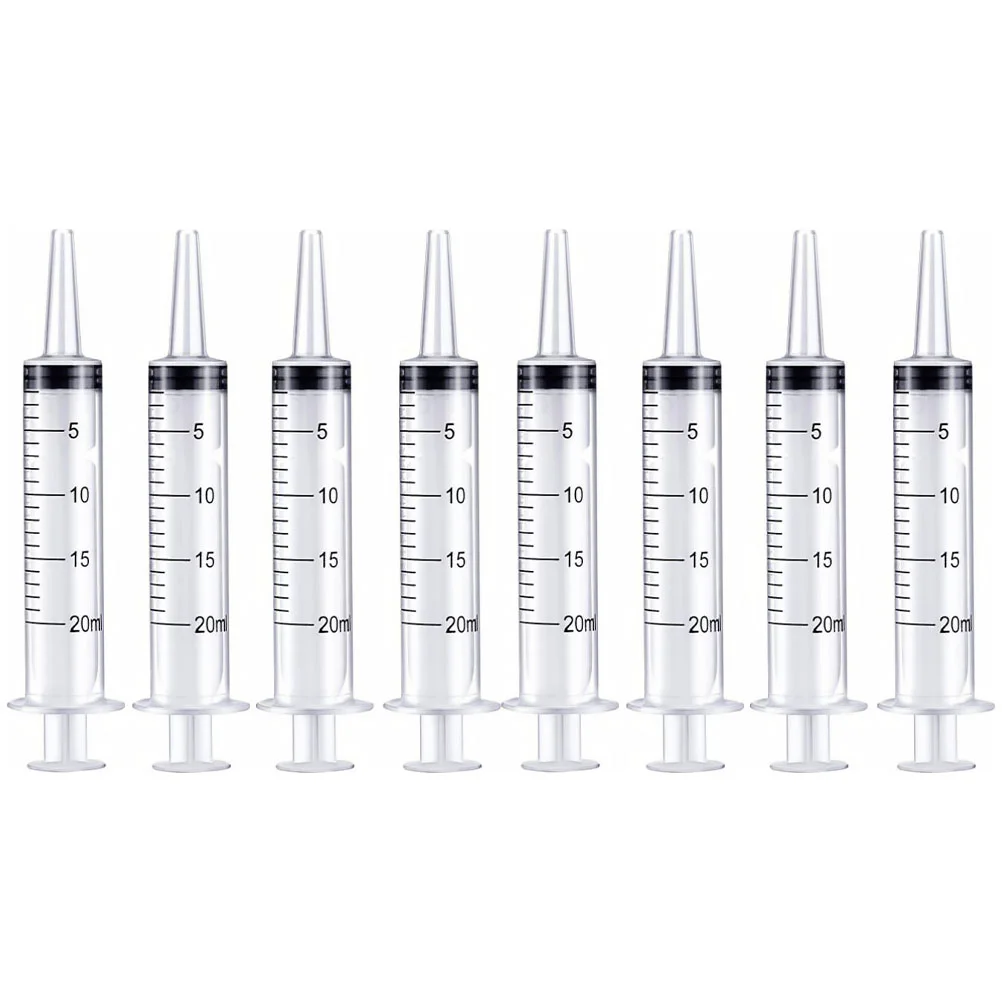 8Pcs Plastic Syringes Measuring Syringe Tools Injection Tubes Medicine Dispenser | Обустройство дома