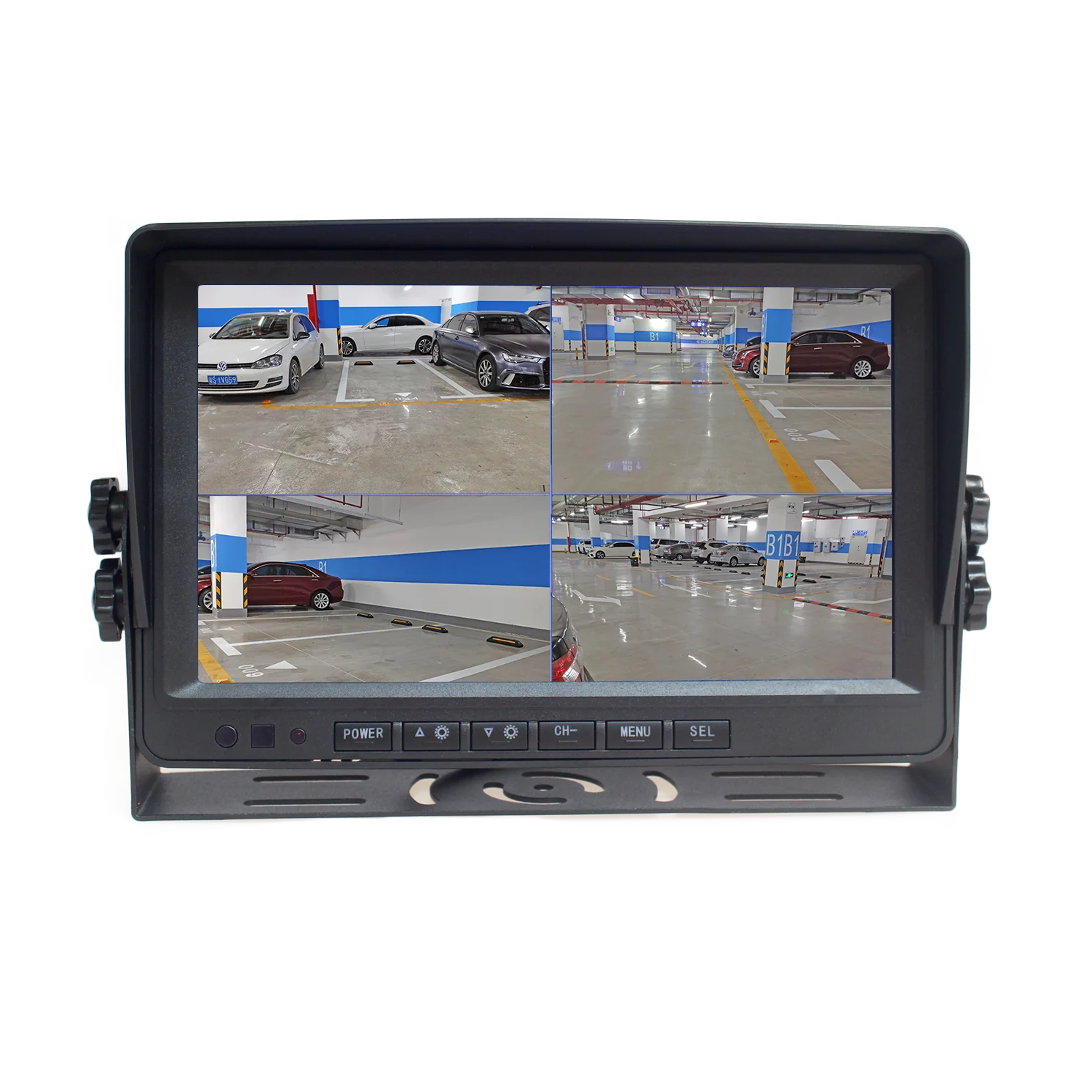 Система видеонаблюдения DIYSECUR Раздельный экран 9 дюймов IPS HD 1080P AHD камера заднего