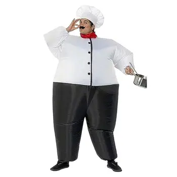 

Sumo Wrestler Costume Cosplay Funny Chef Inflatable Suits Adult Blow Up Outfit Superior Quality