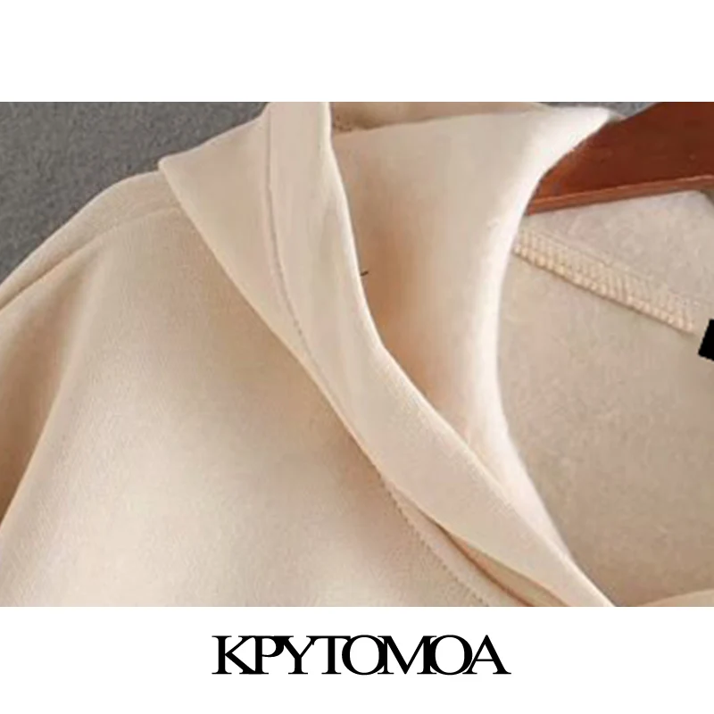  Vintage Sweet Ruffles Loose Hooded Sweatshirts Hoodies Women 2020 Fashion Long Sleeve Solid Female 