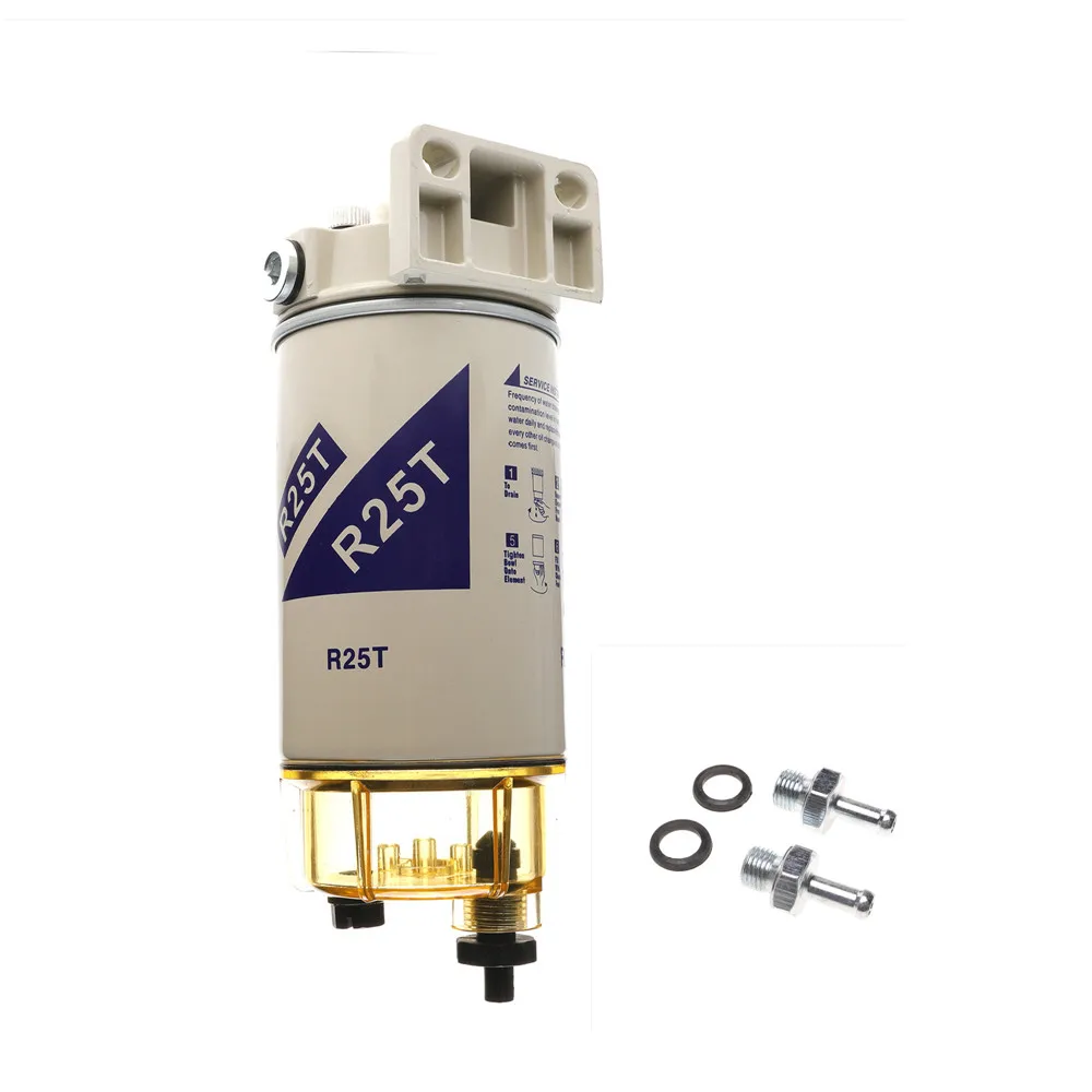 Fuel Filter R25T Spin-on Fuel Filter/Water Marine Separator Replaces Racor 320R-Rac-01 20386081 2044633 FS19778
