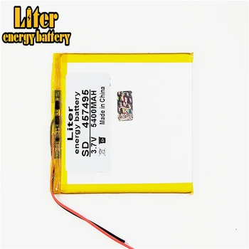 

Tablet pc 3.7V,5400mAH (polymer lithium ion battery) Li-ion battery for tablet pc 7 inch 8 inch 9inch [457495] Free Shipping