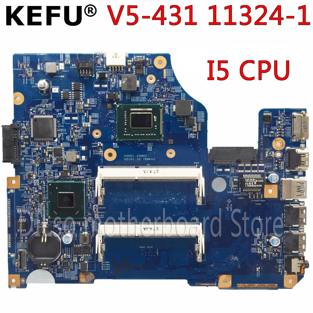 KEFU 11324-1 Motherboard For Acer Aspire V5-431 V5-331 V5-531 V5-571 with i5 CPU original Test | Компьютеры и офис