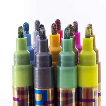 

Guangna S730 Metal Color Craft Pen Water-Based Color Marker Graffiti Painting 12 Color Album Pen