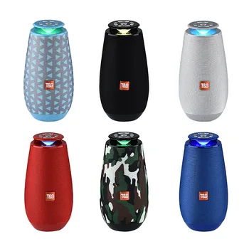 

Bluetooth Speakers Portable Column High Power 10W Subwoofer Sound with Mic Support FM Radio TF USB Music Player Music Center