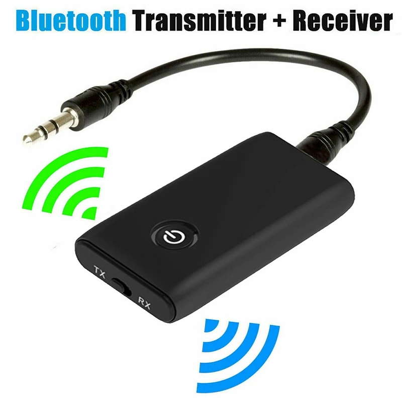 Bluetooth 5 0 Transmitter Receiver 2 IN 1 Wireless 3 5mm o Adapter RX TX for PC TV Headphones Home Sound