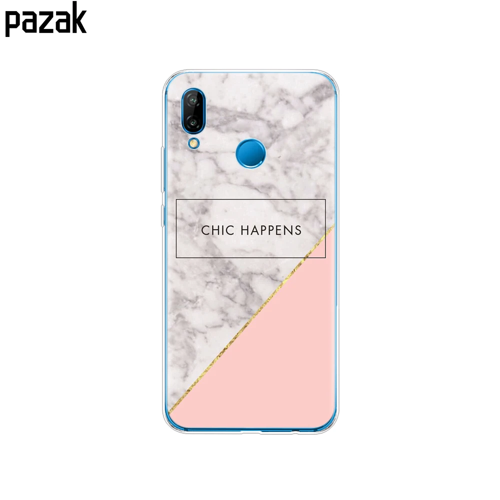 Силиконовый чехол для телефона huawei P20 LITE p20 pro задняя крышка huaweiP 20 Lit Coque etui clear