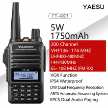 Yaesu FT-4XR handheld walkie talkie banda dupla multi-função transceptor de rádio em dois sentidos nova liberação