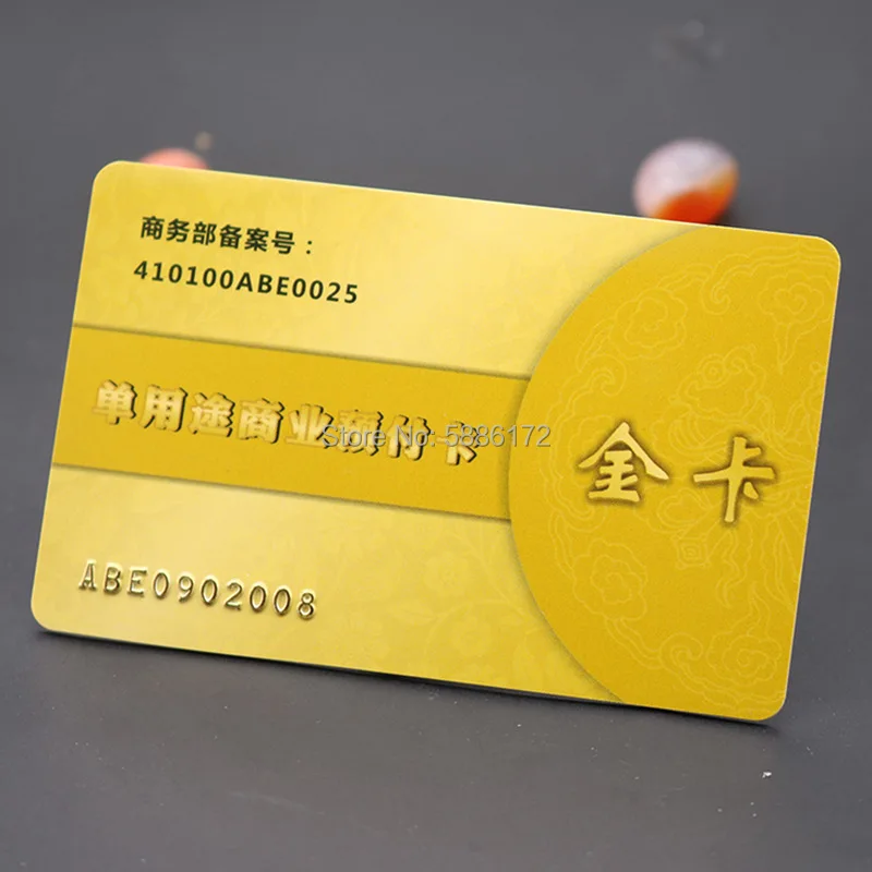US $198.99 Custom offset printing vip membership cards holographic embossed number pvc cards Custom offset p