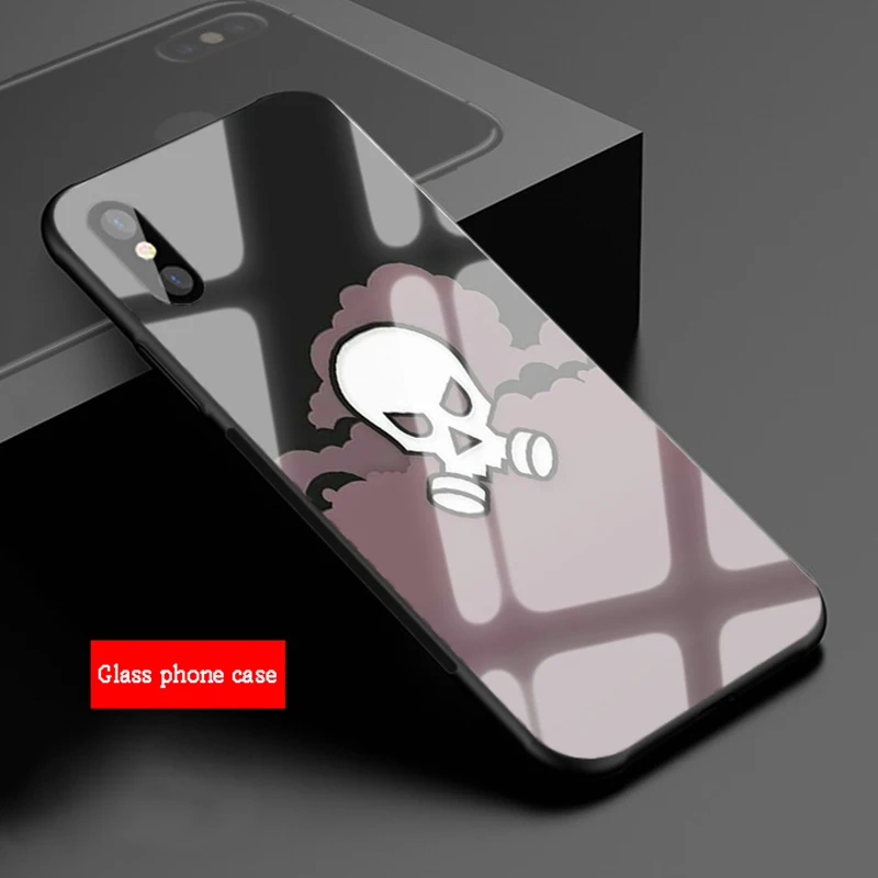 Чехол для iPhone 6 для телефона из закаленного стекла Rainbow Six Siege 6plus 7 7 plus 8 8plus 5 5S SE X XS XR XS Max