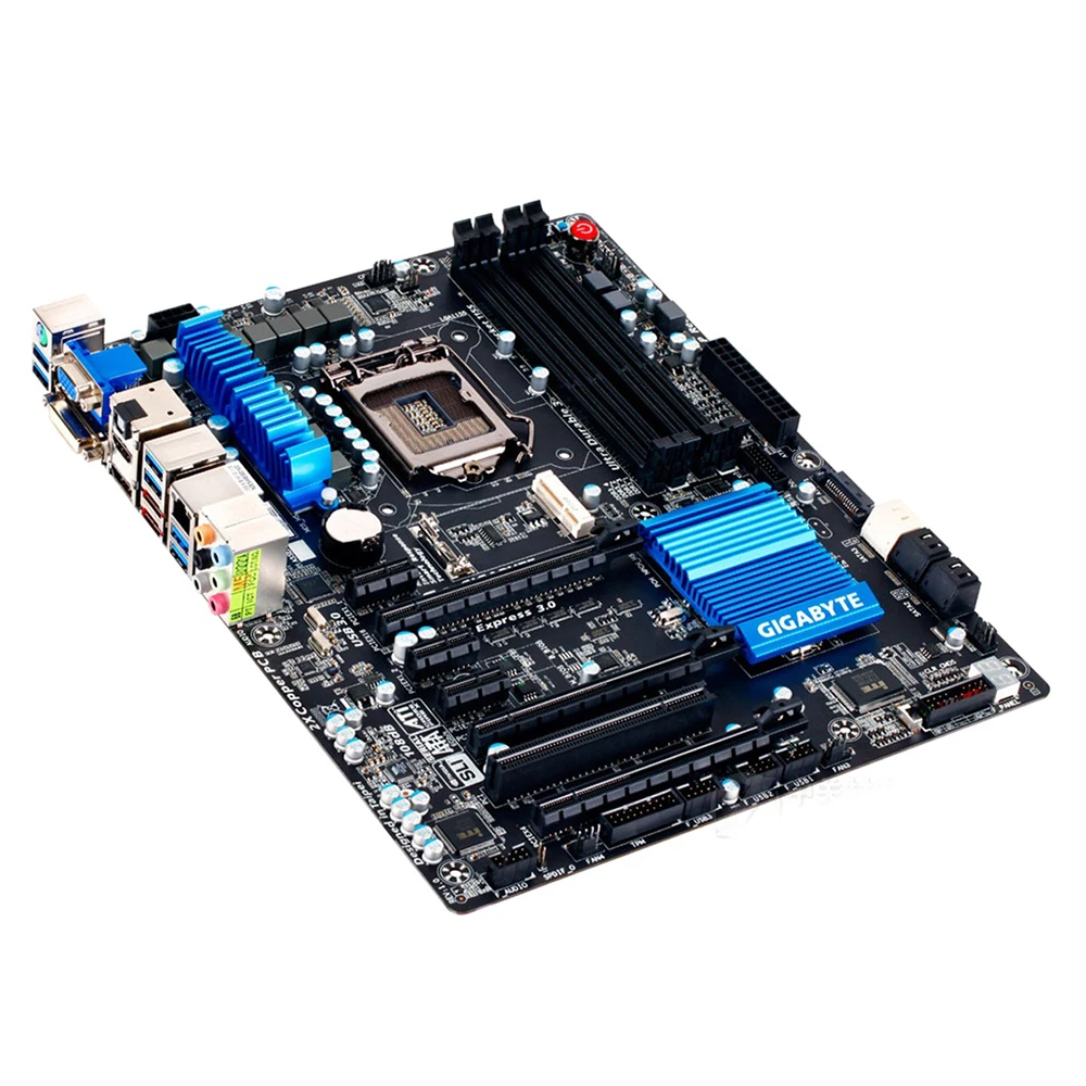 Оригинальная б/у настольная Материнская плата Gigabyte GA-Z77X-UD3H Z77 Socket LGA 1155 Core i7/i5/i3/Pentium/Celeron DDR3 32G ATX