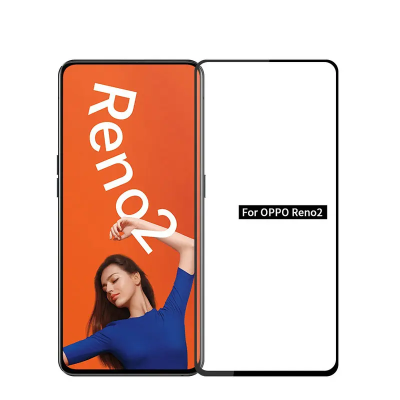 Для Oppo Reno 2 6D 5D полное клеевое покрытие закаленное стекло Защита экрана для F Z Reno2 2F