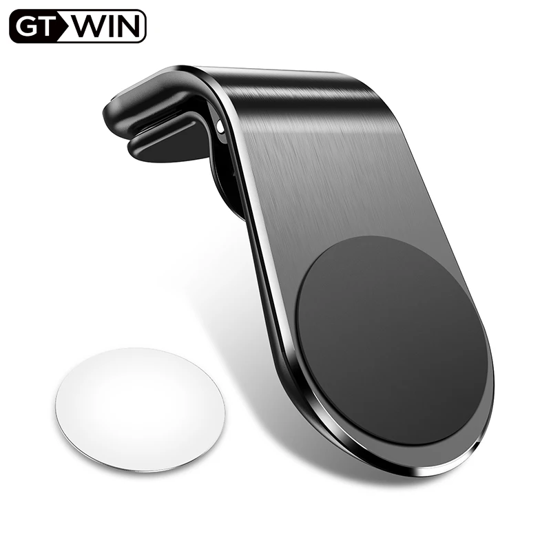 GTWIN металлический магнитный автомобильный держатель для телефона Mini Air Vent Зажим