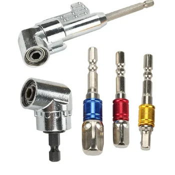 

105 Degree Right Angle Drill Driver Extension Power Screwdriver Socket Adapters Tool