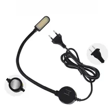 Портативный швейная машина светодиодный светильник 8 Вт COB магнитное монтажное основание Gooseneck лампа для всех швейных машин