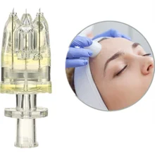 

Free Shipping Mesotherapy Crystal 5 Pin Meso For Dermal Filler Injection Multi Needles