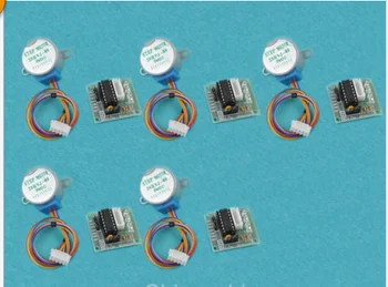 

5set 5V Stepper motor 28BYJ-48 with test drive ULN2003 module suitable for Arduino W315