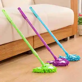 

Lazy cleaning mop can be replaced with chenille mop, triangle 360 ​​degree telescopic, convenient no dead corner mop