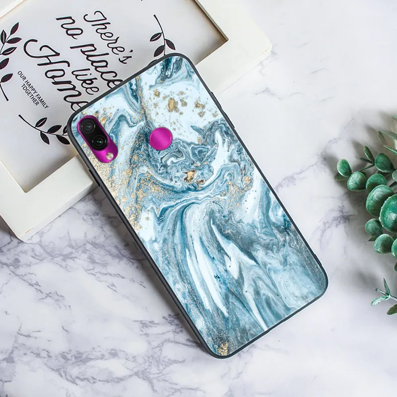 N206 Чехол Red mi Note 8 Pro для Xiao mi Red mi 7A 8A 8 A чехол PC TPU черный чехол для Xio mi A3 A2 Lite mi 8 9 SE mi 9T красный mi K20 чехол - Цвет: N206