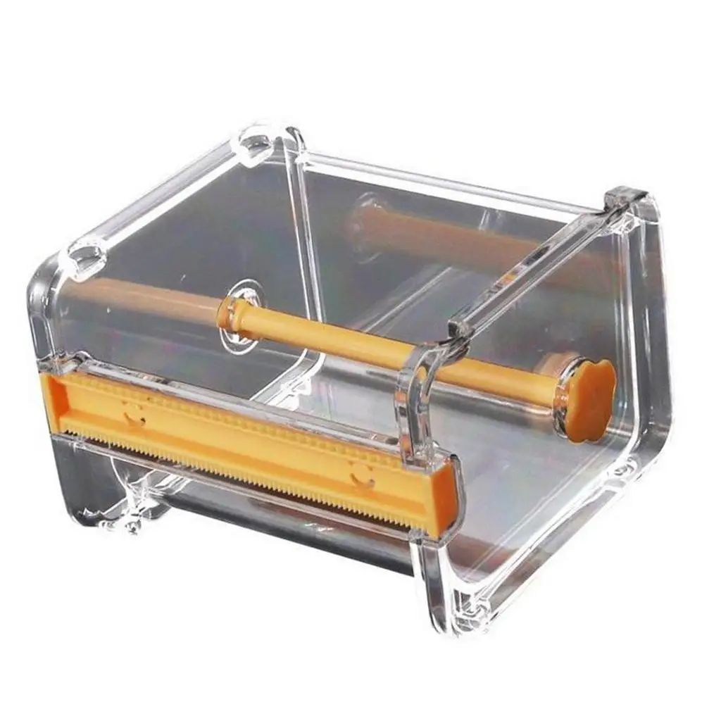 DIY Painting Model Adhesive Tape Storage Box Cutter with 4pcs Paint Marking Line Roll Tapes Cover