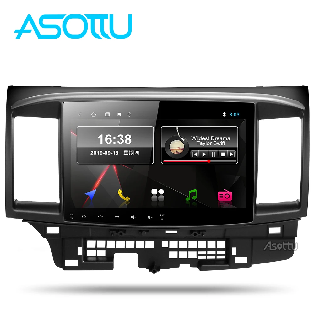 Asottu PX30 Android 9,0 автомобильный dvd для Mitsubishi Lancer стерео мультимедийная Главная панель gps автомобильное радио dvd gps плеер стерео gps