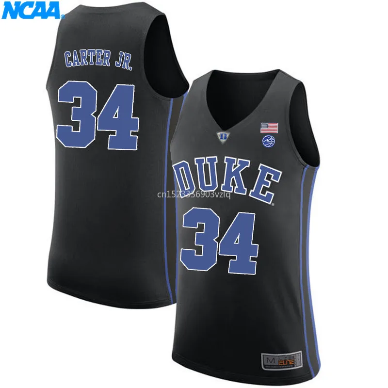 Новое поступление высокое качество Clemson Tigers YESHUA#1 Duke CARTER JR.#34 футболка колледжа Джерси S-XXXL