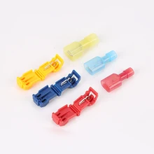 Wire Connectors Spade Terminals Hand Tool Set, T-Tap Snap Splice Lock Wire Male Quick Spade Terminal Connector