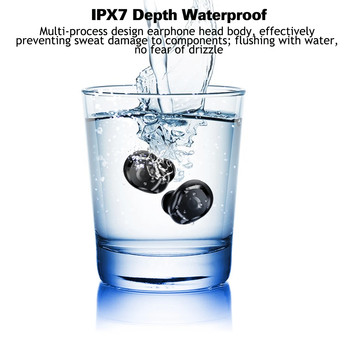TWS 5,0 bluetooth 9D стерео наушники беспроводные наушники IPX7 водонепроницаемые спортивные наушники с внешним аккумулятором 3500 мАч