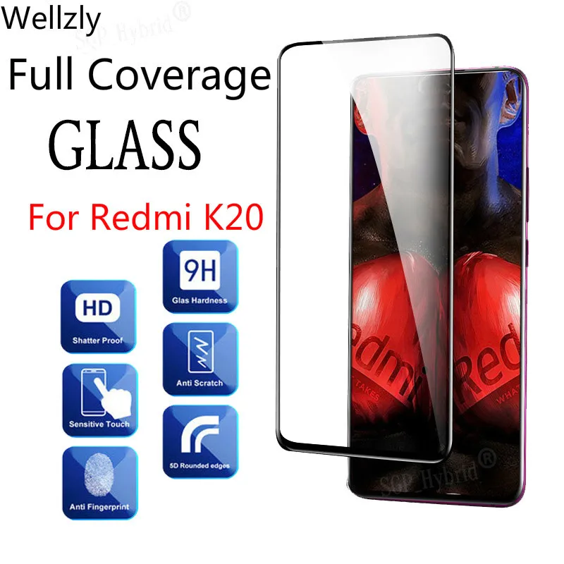 Закаленное стекло с полным покрытием для Redmi K20 K20pro Защита экрана Xiaomi Mi 9 t T Pro