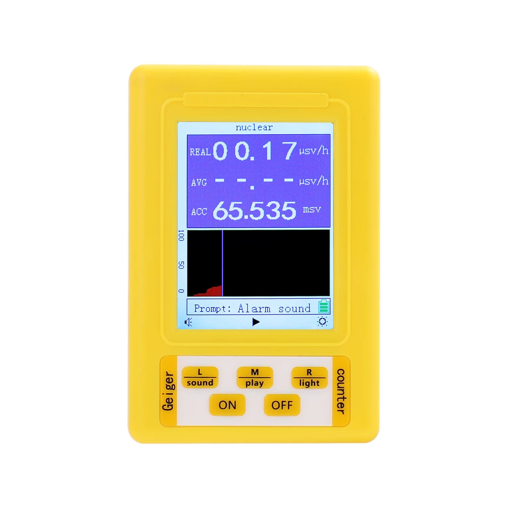 

BR-9C 2-in-1 Handheld Digital Display Electromagnetic Radiation Nuclear Detector Geiger Counter Full-functional Type Tester