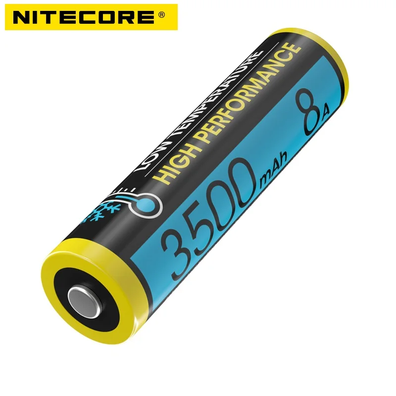 NITECORE NL1835LTHP 3500mAh 3.6V 8A High Discharge -40°C low temperature resistant high performance 18650 Li-ion Battery | Освещение