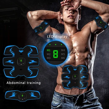 

Wireless Muscle Stimulator Smart Fitness Abdominal Training Electric Weight Loss Stickers Body Slimming Belt Unisex