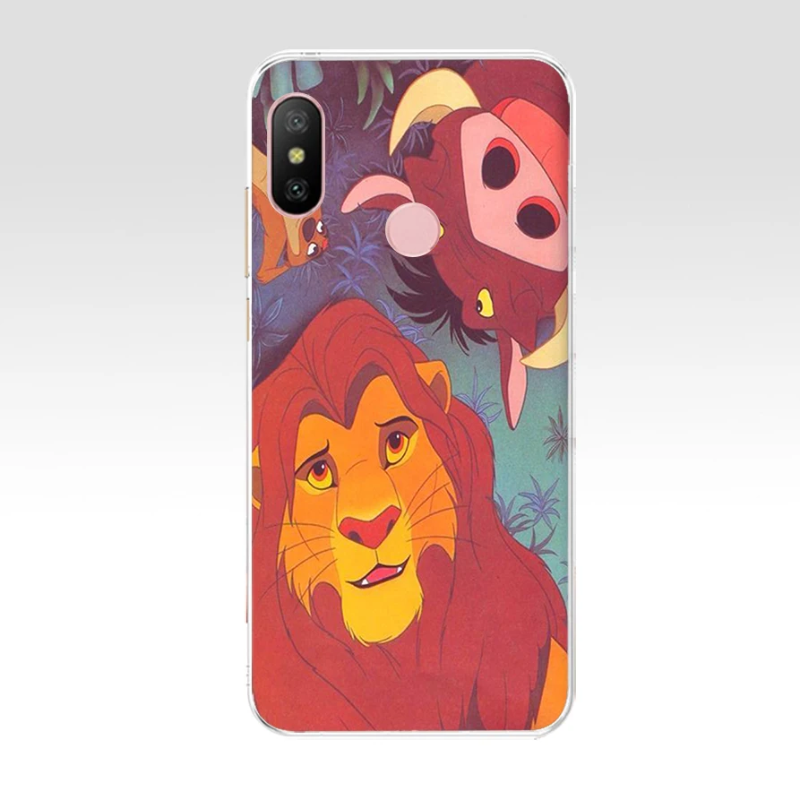 16 73AA подарок Король Лев simba Мягкий Силиконовый ТПУ чехол для телефона для Xiaomi Redmi 6 Pro 6A 7A Note 6 Pro 7 Чехол - Цвет: 16
