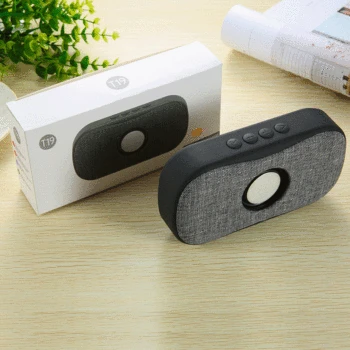 

T19 Mini Fabric Portable Wireless Speaker Subwoofer Audio Outdoor Wireless Bluetooth 3D Music Sound Box Support TF Card AUX USB