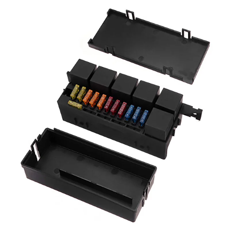 Other Parts & Accessories 12V Auto Waterproof Fuse Relay Box Block 12Slot Blade Fuse Holder