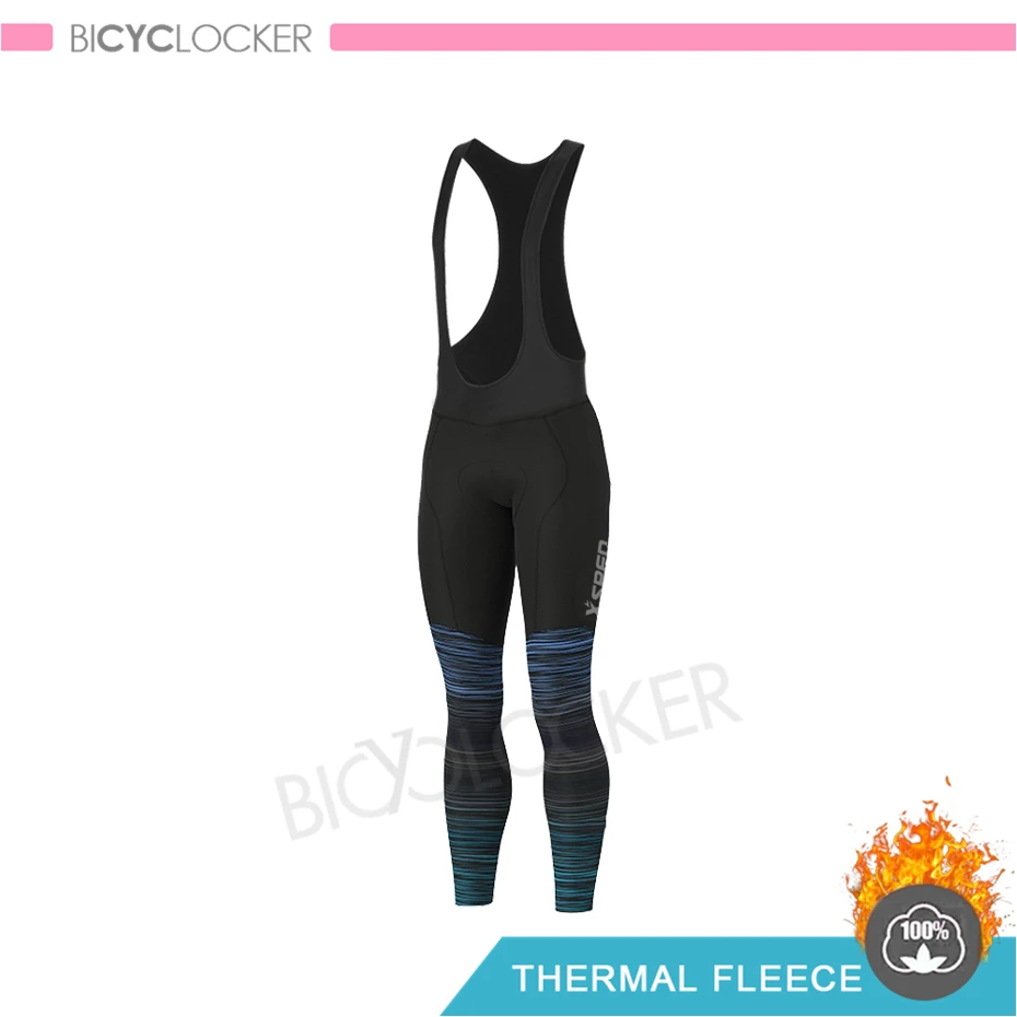 Bib Pants Женская зимняя новая велосипедная одежда, комплект Джерси для велоспорта, Теплая Флисовая одежда Aleing, женская форма для шоссейного велосипеда, костюмы, одежда для верховой езды - Цвет: Bib Pants