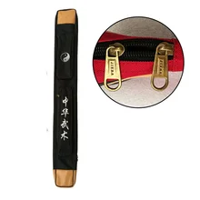 Один/двойной слой tai chi меч сумки, длина 110 см, ткань Оксфорд ушу носить чехол сумка для оружия kendo сумка вышивка китайский