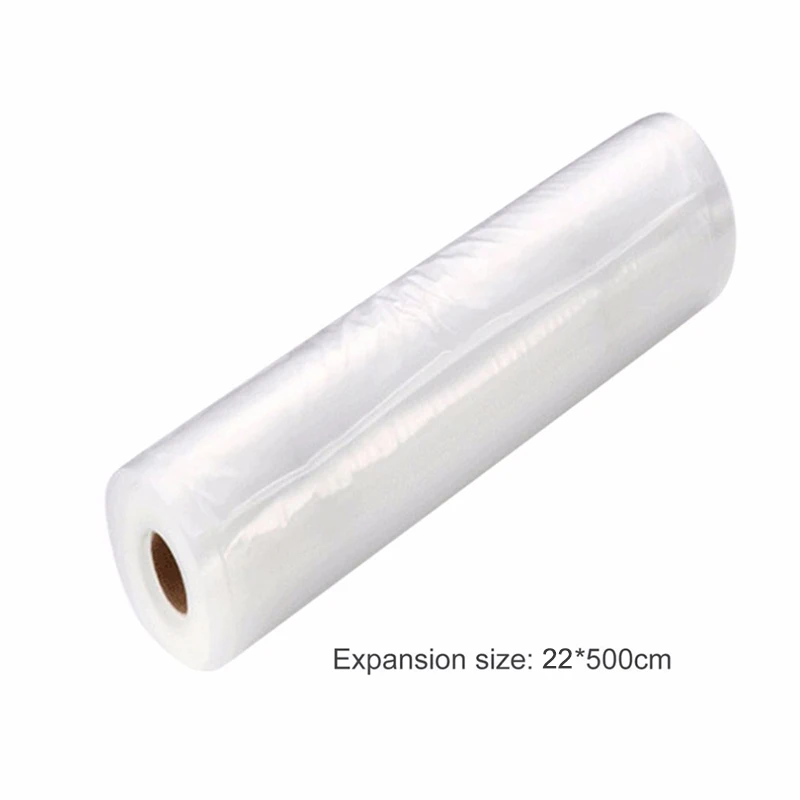 Вакуумная упаковочная пленка для хранения свежих продуктов, не токсичная упаковочная пленка высокого качества - Цвет: 22x500cm