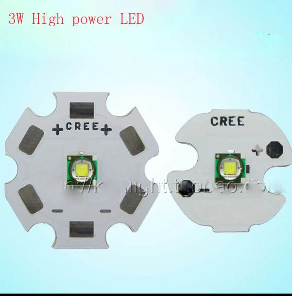 2 шт./лот Q5 SMD LED 3 Вт теплый белый/желтый/зеленый/синий/красный с алюминиевой