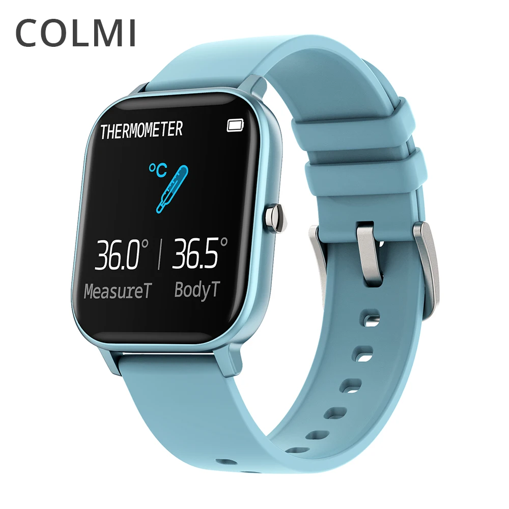 

COLMI P8 Pro Smart Watch Temperature IP67 Waterproof Full Touch Fitness Tracker Heart Rate Monitor Women Men Smartwatch