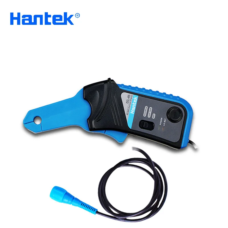 Hantek AC/DC Current Clamp Meter CC65 CC650 CC800 For Oscilloscope 400Hz Bandwidth 1mV/10mA 650A with BNC/Banana Type Connector oscilloscope probe